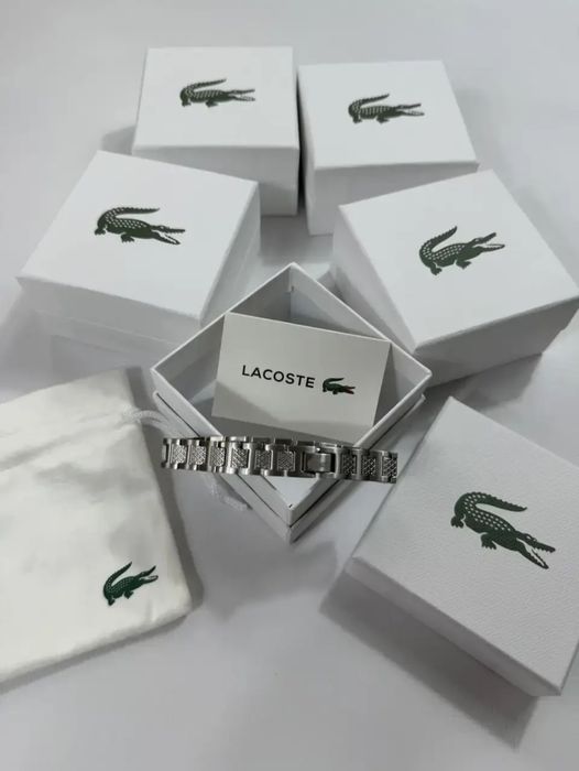 Чоловічий браслет Lacoste/Подарункове паковання