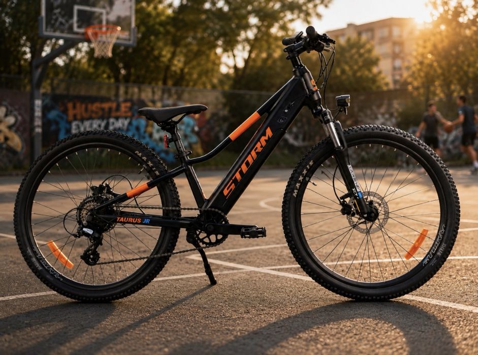 Rower elektryczny górski mtb Storm e Taurus 24 rama 11 hamilce hydrauliczne dostepny od ręki