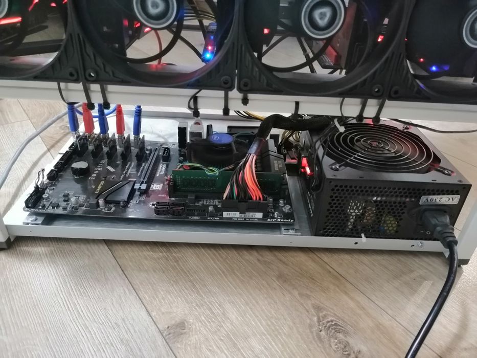 Koparka kryptowalut 5x Rx5700xt /jednostka obliczeniowa