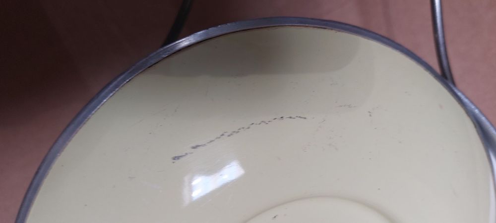 Tacho esmalte vintage, anos 60