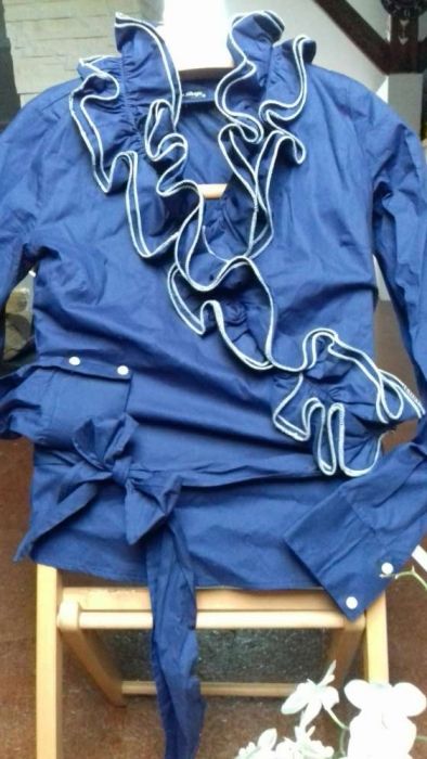 Koszula damska granatowa