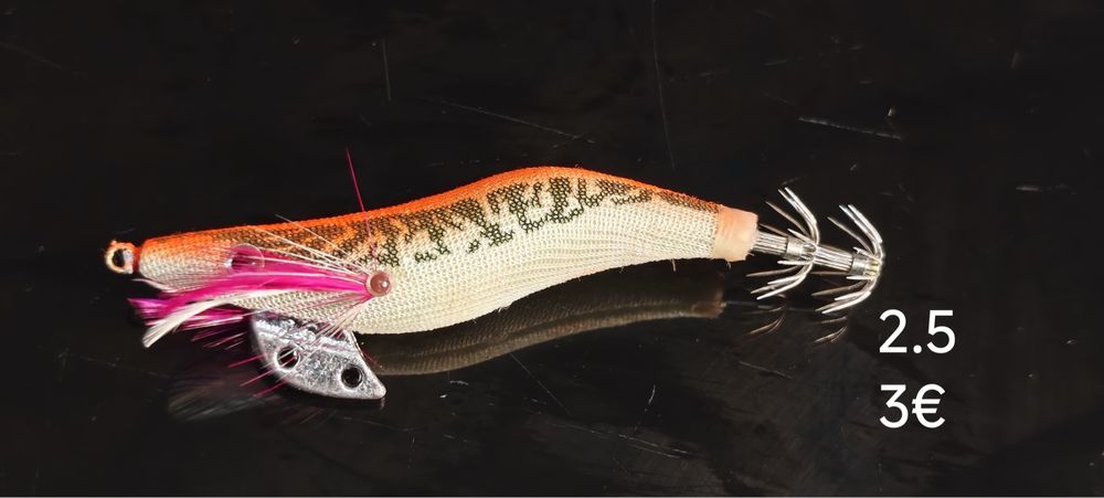 Amostra de pesca ao choco