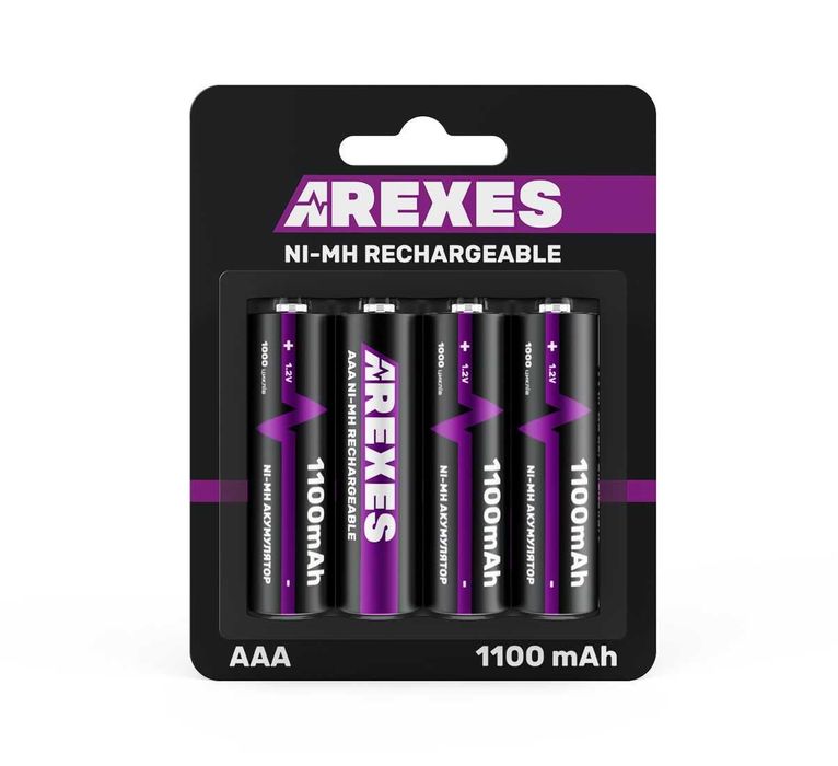 Аккумулятор Arexes 1100 mAh Ni-Mh никель-металлогидридные 1.2v aaa
