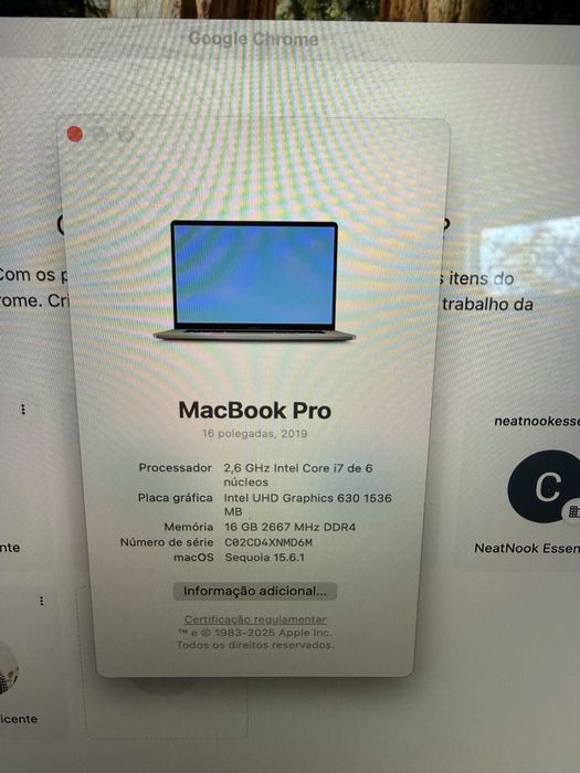 Macbook Pro 16’ 2019