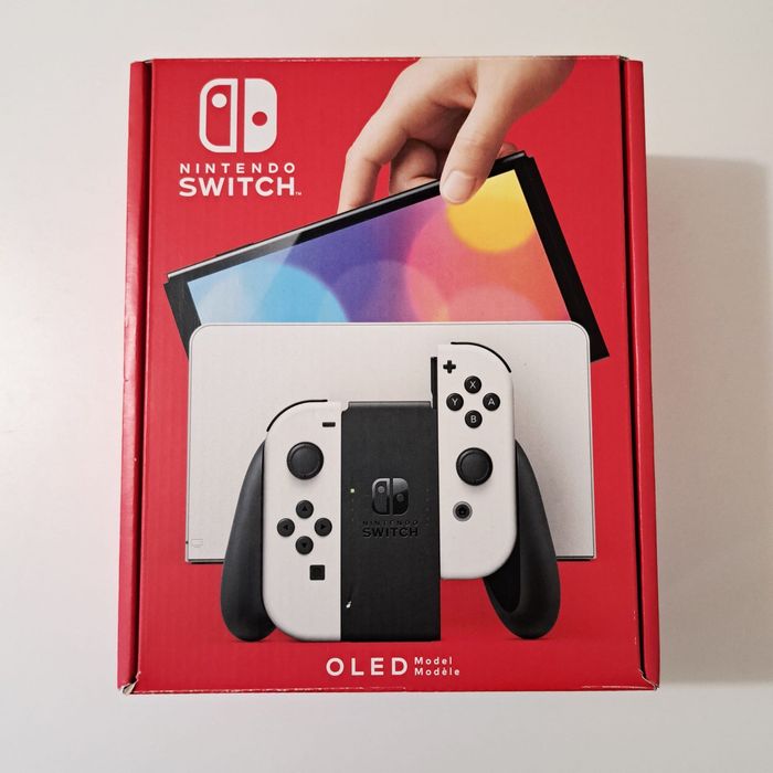 Nintendo Switch OLED Branca Completa + Bolsa