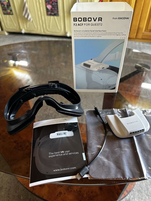 Вентильована маска для Oculus Quest 2 - BOBOVR F2