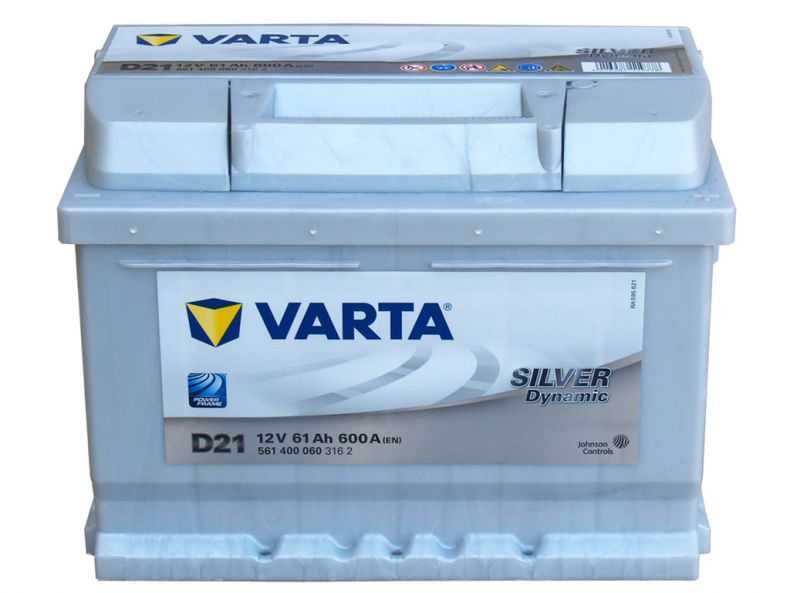 Akumulator Varta Silver Dynamic D21 61AH 600A P+