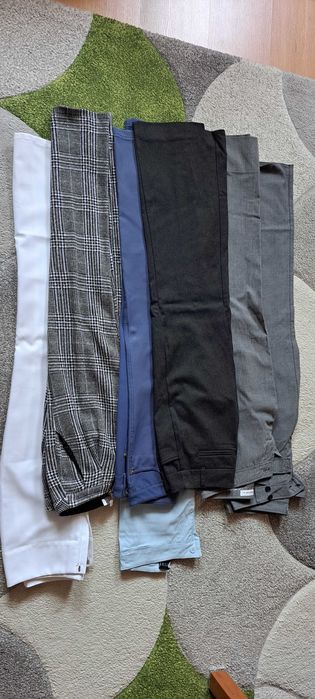 Spodnie materiałowe damskie roz. 34 - 38  (box 7par)