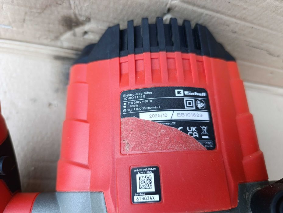 Frezarka górnowrzecionowa Einhell TC-RO 1155 E / na części lub do naprawy