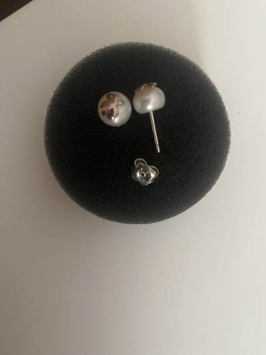 Brincos perolas da tous