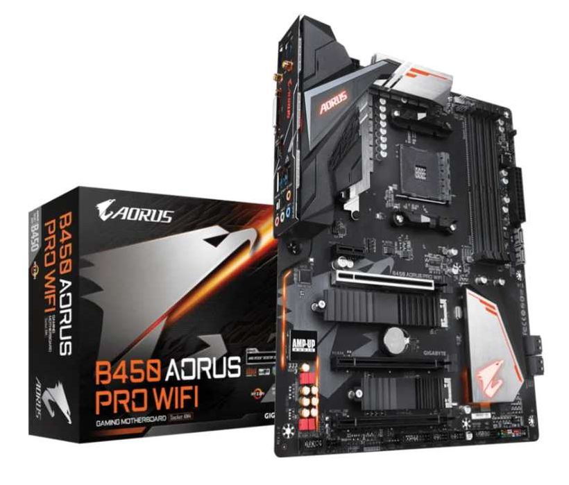 Płyta główna ATX Gigabyte B450 AORUS PRO WIFI box gwarancja nr.557255