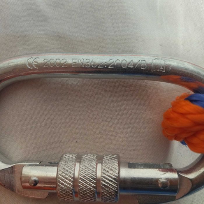 Фал страховочний капроновий карабін-карабін, 2 метри