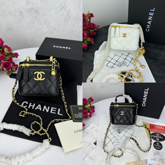 Сумка Chanel Mini чорна, біла