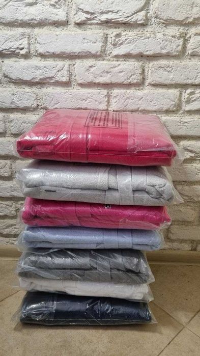 Халат банний Lacoste Home Logo Patch 100 Cotton Pique Bath Robe унісекс