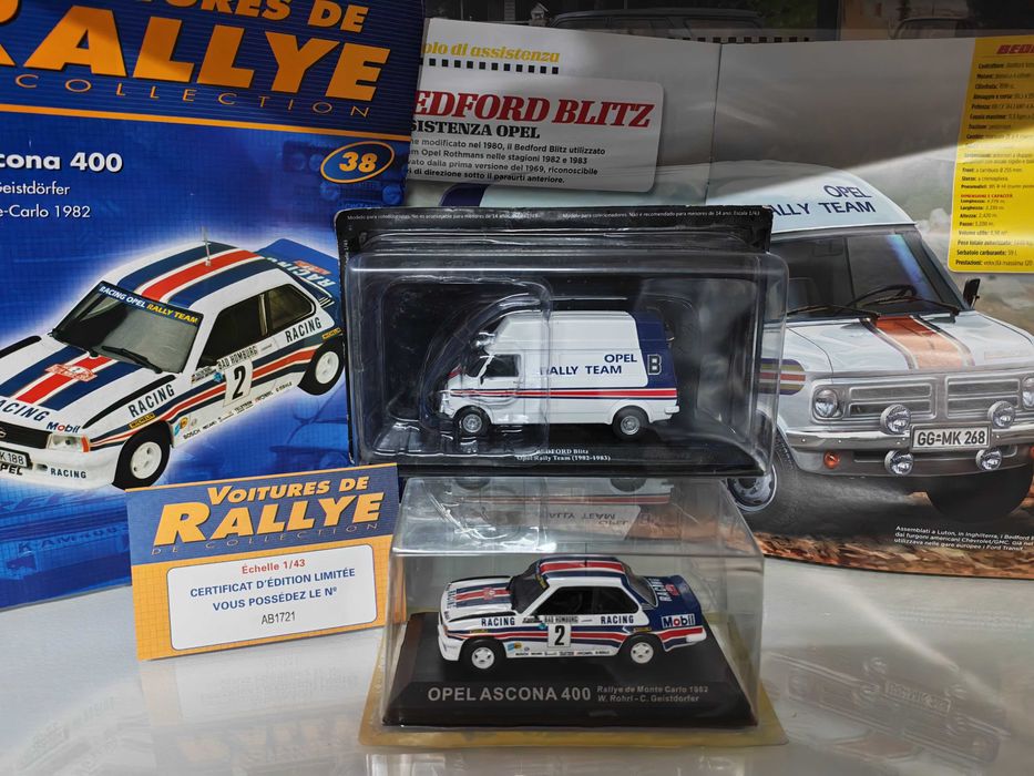 Bedford Blitz + Opel Ascona 400 - Team Opel Rally - 1:43