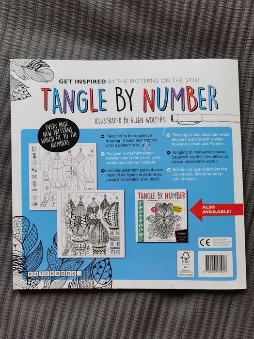 Kolorowanka Tangle by number