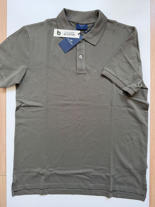 Polo Sacoor Brothers Verde - Tamanho L - Novo com Etiqueta
