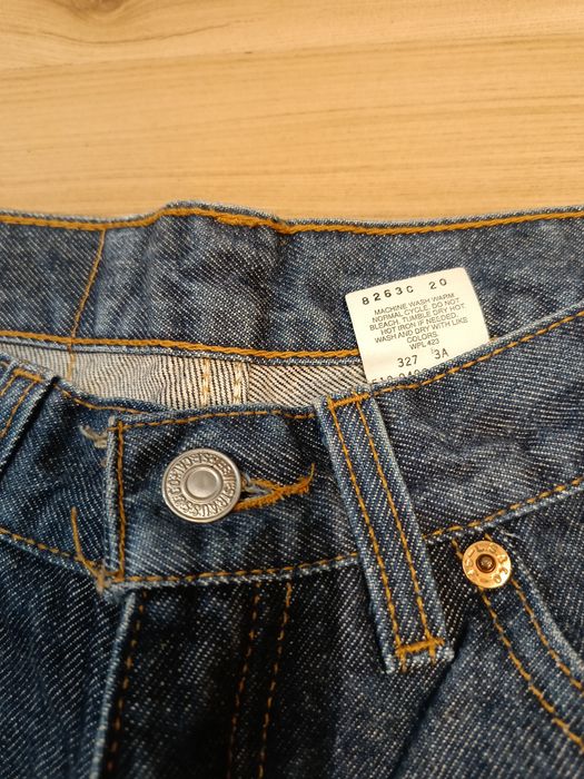 Spodnie dżinsowe Levi's 517, vintage,nogawki rozszerzane,granat,L