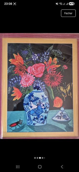 Ilustração em quadro