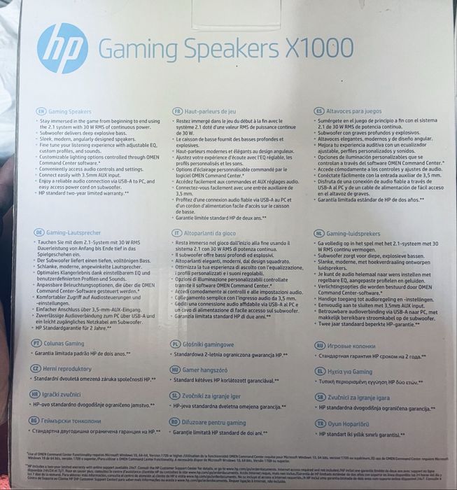 Gaming Speakers X1000 rgb