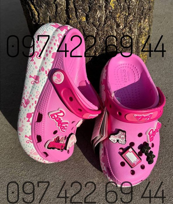Дитячі Крокси сабо на Платформі Crocs Classic Clog Barbie Kids crocs