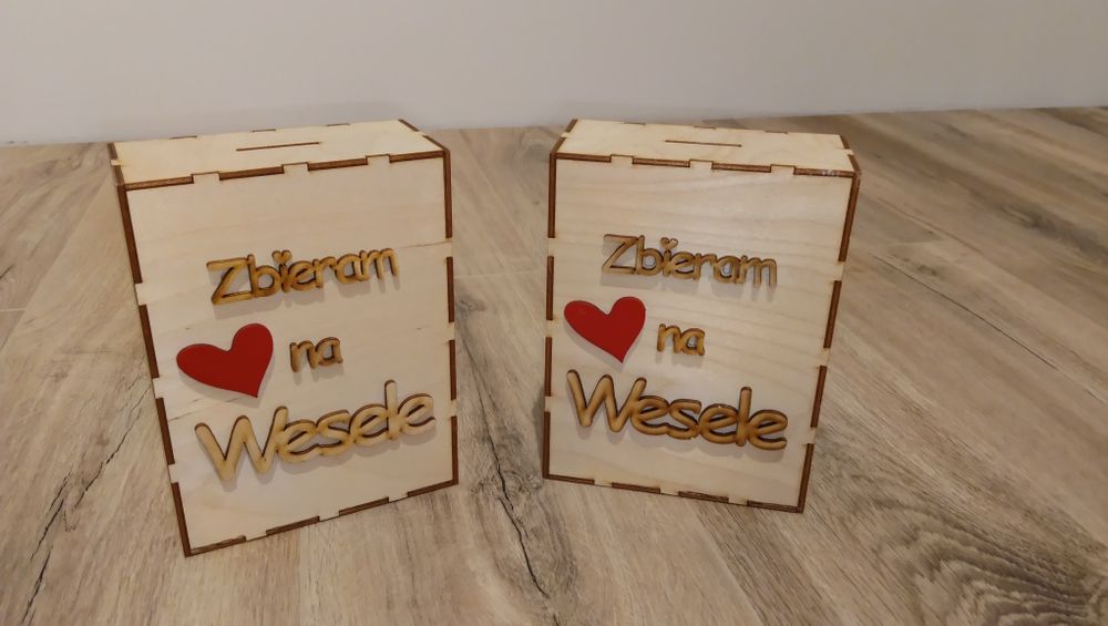 Skarbonki zbieram na wesele
