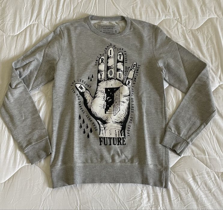 Sweatshirt Cinzenta Homem S Pull&Bear64284153677185120