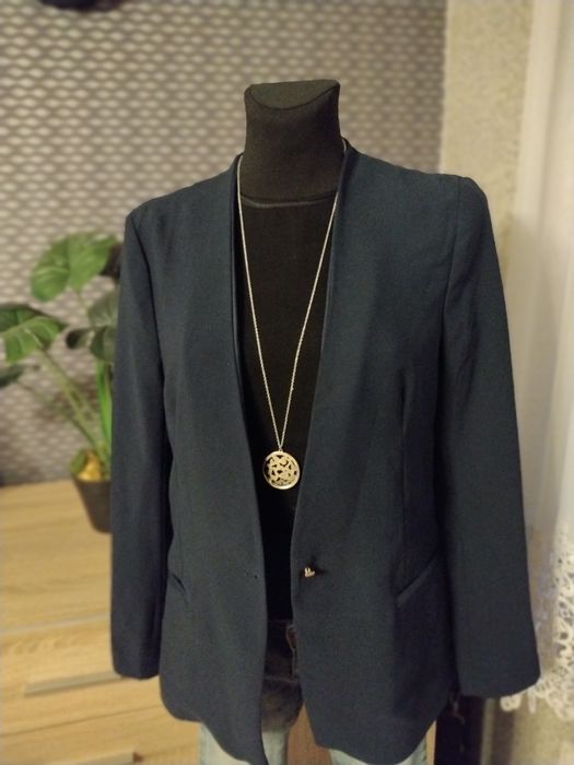 Granatowa marynarka Zara S