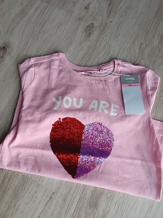 Nowa bluzka dziewczęca r.134 Sinsay