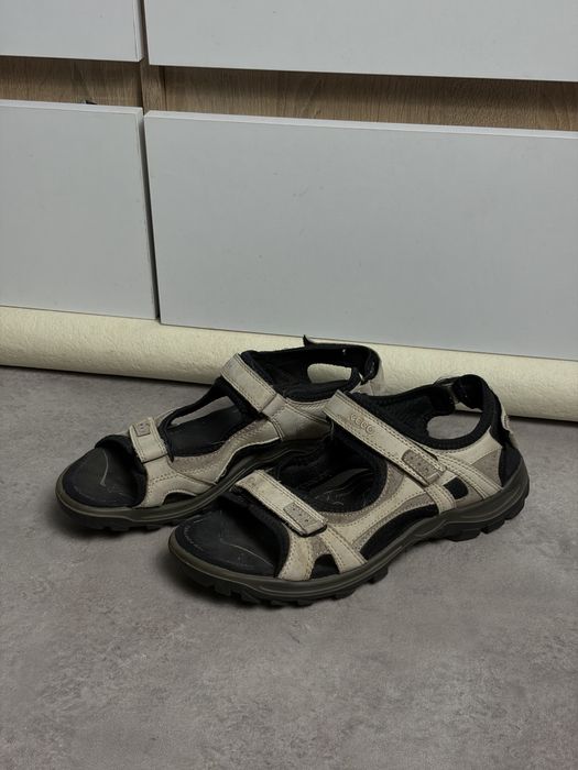 Sandalki meskie skorzane trekingowe Ecco Outdoor Offroad W gory na lato