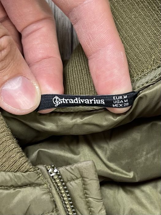 Stradivarius куртка пуховик M размер женская стеганая демисезонная