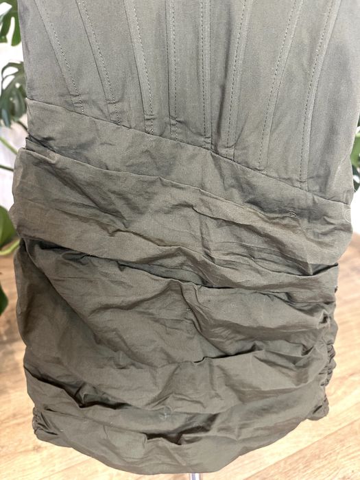 Zara sukienka khaki krotka S