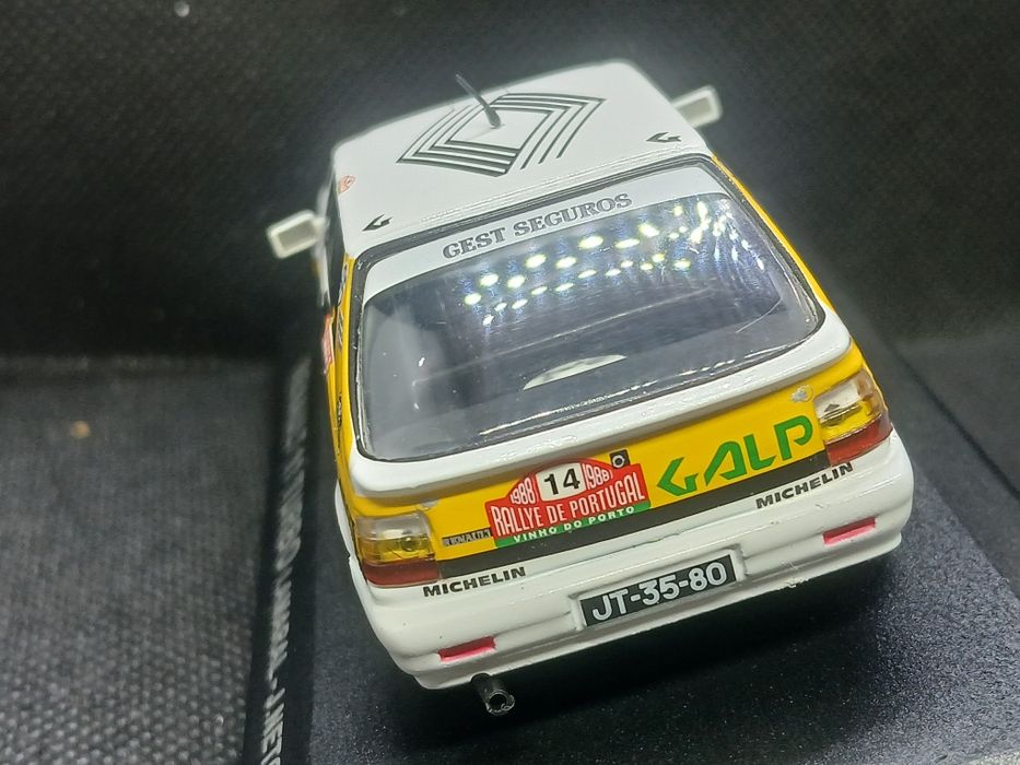 Miniatura 1/43 Renault 11 Turbo Inverno Amaral Rally  de Portugal 1988