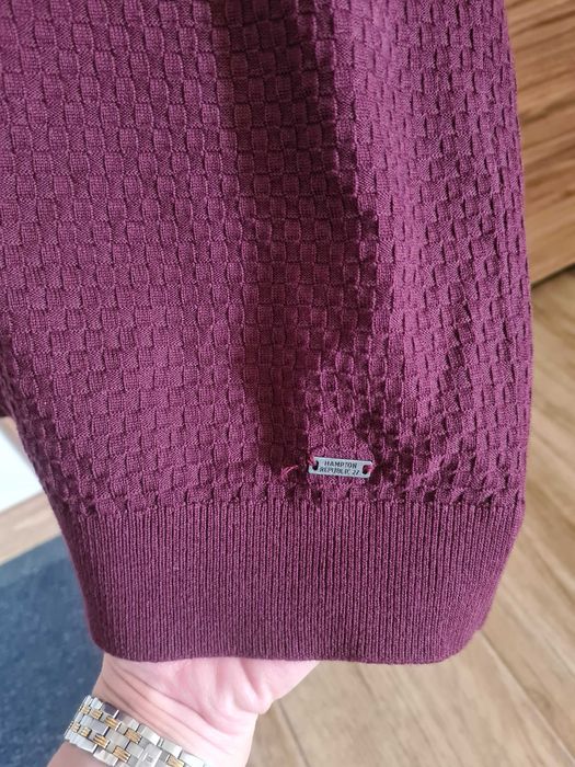 Sweter męski bawełna,  Hampton Republic r. XL