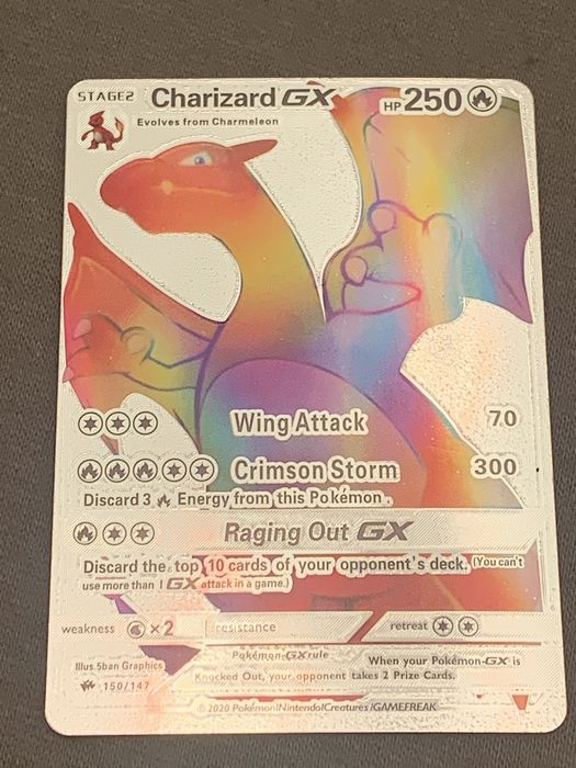 Karta Charizard Pokemon