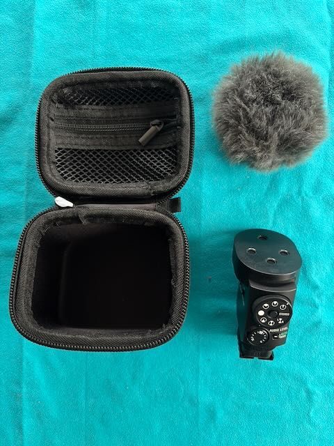 Microfone Sony ECM-M1 para camera.