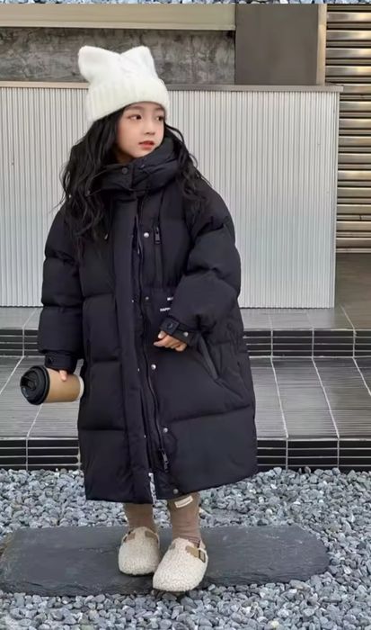 Зимове пальто куртка сапожки чобітки на зиму для дівчинки