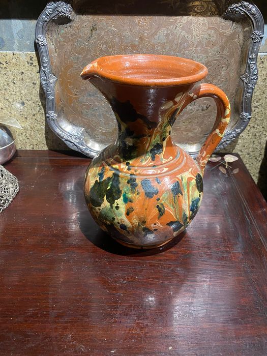 Grande Jarro em Barro do Redondo Antigo 23 centímetros