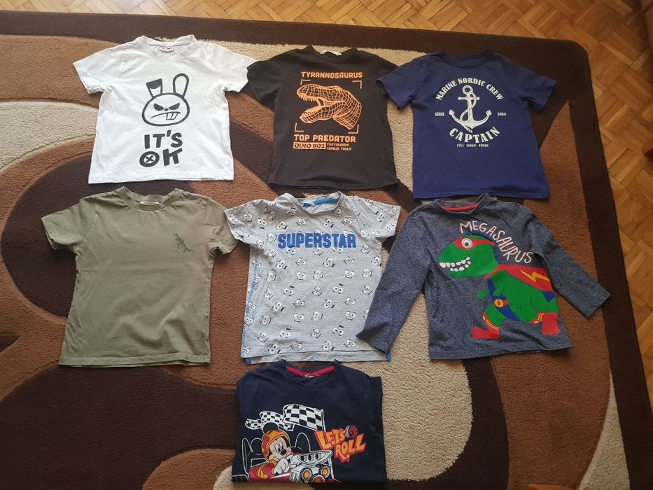 Zestaw chłopięcych t-shirtów rozm. 110/116
