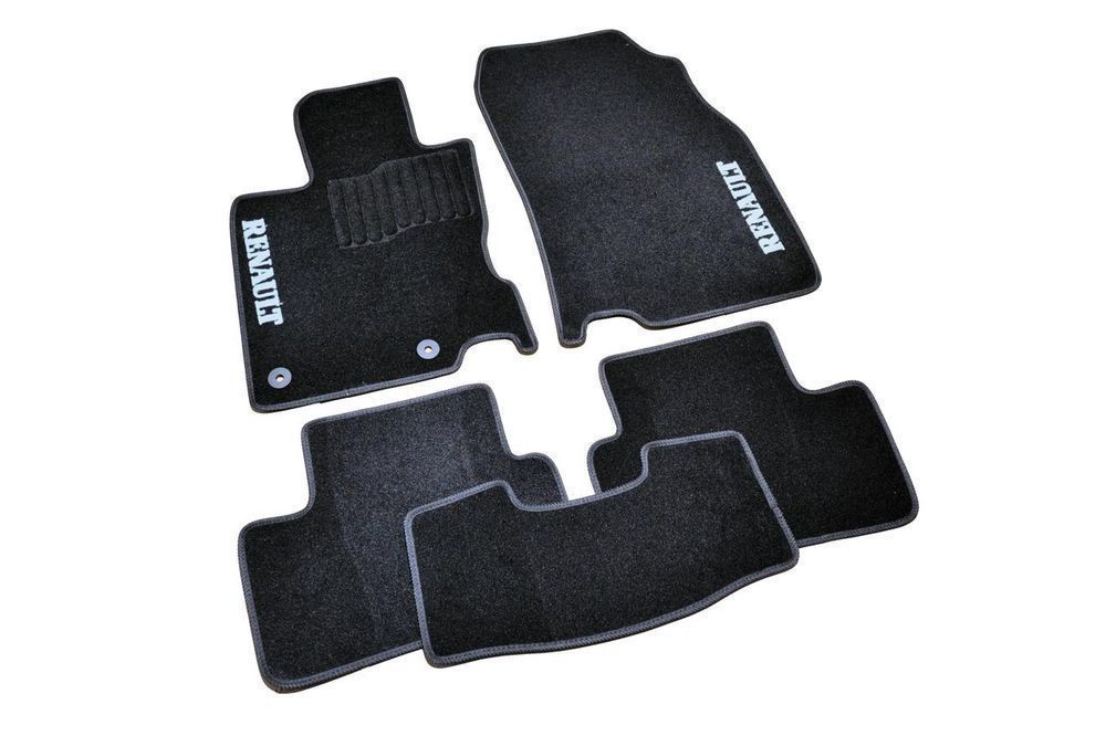 Ворсові коврики в салон Renault Kadjar\ Clio\ Duster\ Espaсe\Zoé\ Рено