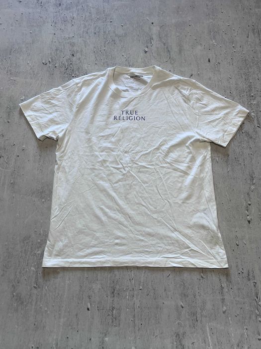 Biała koszulka True Religion Emblem Crew