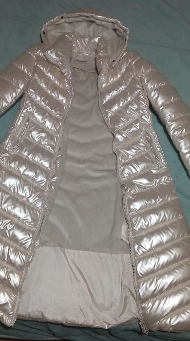 Sobretudo impermeável pérola  - Tamanho S