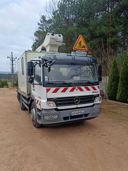 Mercedes Benz 1224 podnośnik koszowy zwyżka sprowadzony