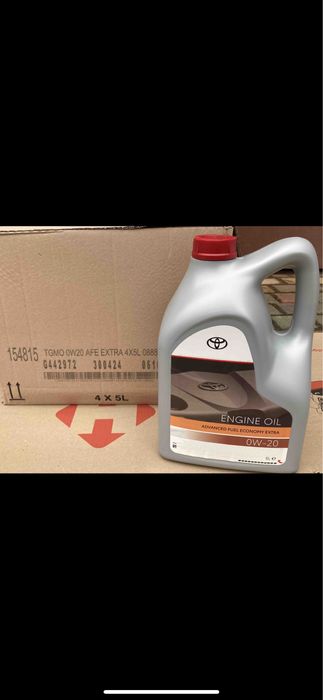 Масло синтетика Toyota 5w40 5л-1659/5w30 5л PFE -1605/5w30 5л FE -1390