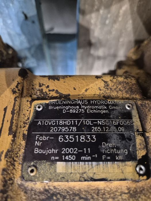 Pompa hydrauliczna A10VG18HD11  - części