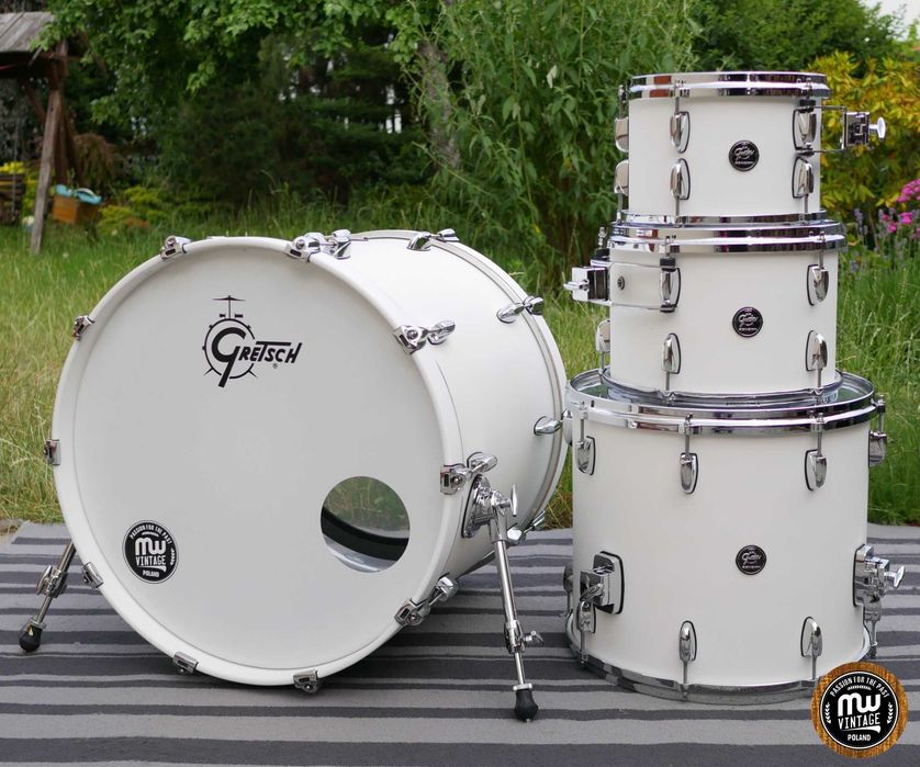 ‼️ Perkusja Gretsch Renown Maple 22", 10”, 12", 16" Satin White ‼️