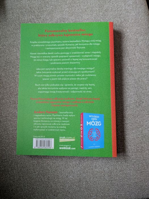 Zestaw 3 książek – Anders Hansen – MÓZG / zdrowie / psychologia