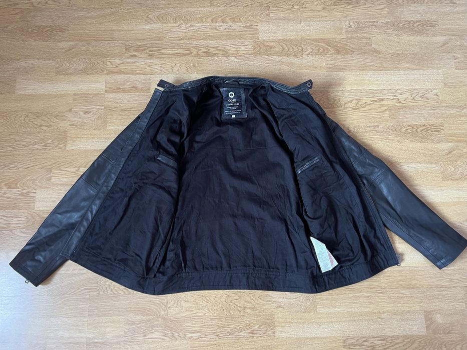 Шкіряна куртка Jack & Jones (Розмір L) — 100% натуральна шкіра, YKK