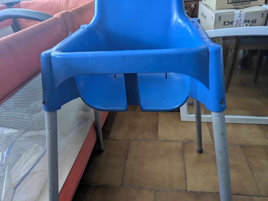 cadeira papa / refeição, Ikea, azul