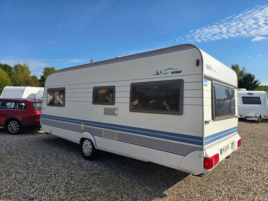Hobby 540 Ul Prestige Tapczany Salonka Przyczepa Kempingowa